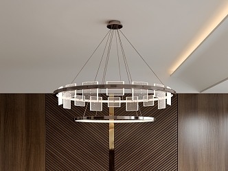 Chandelier Living Room Chandelier Round Chandelier 3d model