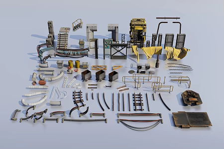 Industrial Equipment 3d model
