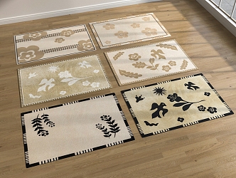 Middle Style Carpet 3d model