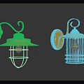 Elegant Golden Wall Lamps With Curved Metal Frame And Glass Shade Lighting