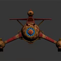 Modern fighter sci-fighter sci-fighter space fighter 3d model