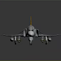 Modern Fighter Next Generation Aircraft Attack Aircraft 3d model