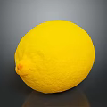 Fresh Yellow Lemon With Vibrant Skin And Juicy Texture On Dark Background