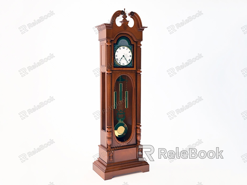 European-style alarm clock clock model