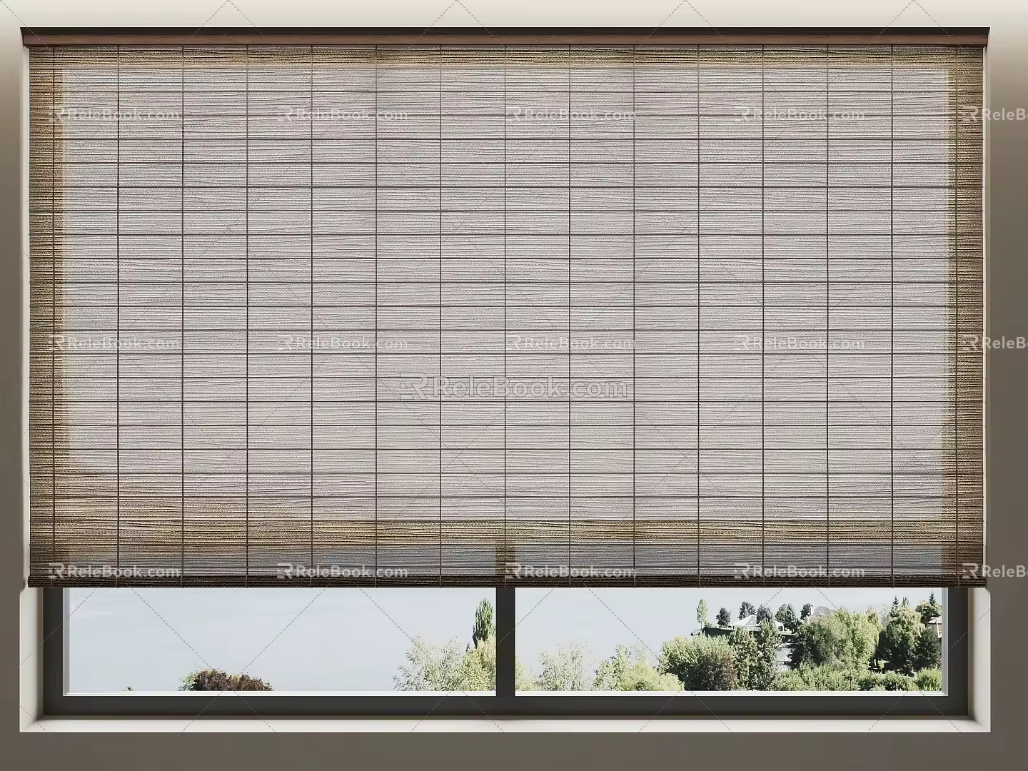 New Chinese Zen Rolling Shutter 3d model