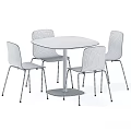 Modern Table And Chair Set With Minimalist Design For Home Dining Area