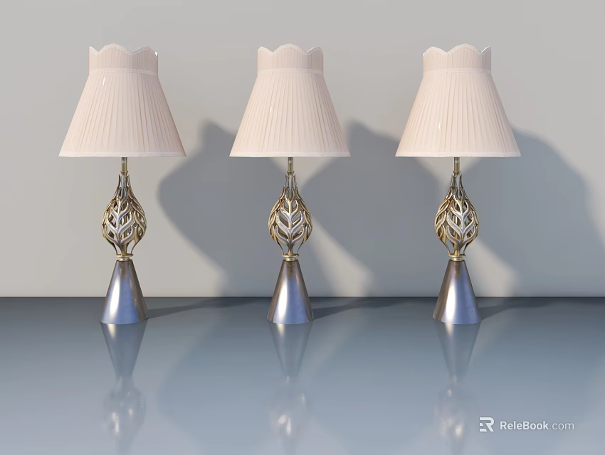 Modern Stylish Hinged Door Design For Home Interior With Smooth Surface And Classic Frame 3d model