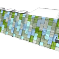 Modern Detached Villa With Modular Design Large Glass Windows And Green Roof