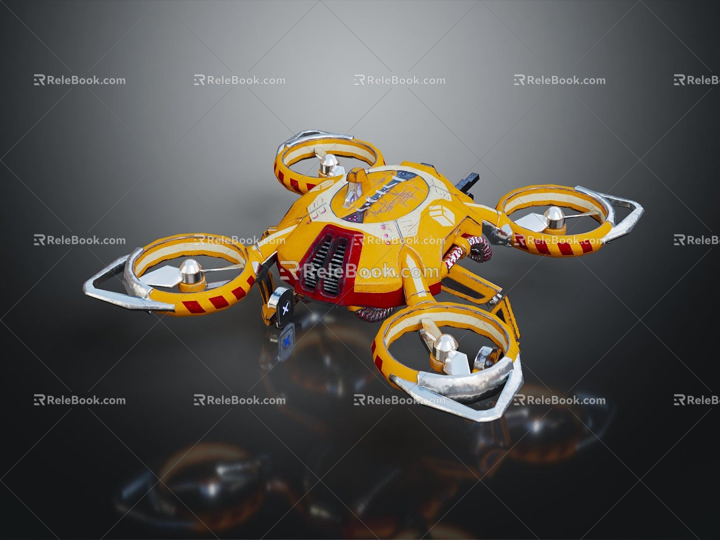 Modern UAV Unmanned Aerial Vehicle Unmanned Aerial Vehicle Aerial Photography UAV 3d model