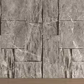 Modern Gray Marble Background Wall With Square Tile Natural Texture Design 3d model