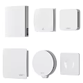 Smart Machines White Smart Home Devices with Modern Design and Wireless Connectivity