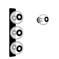 Modern Wall Lamps With Transparent Glass Shades Black Frames And Illuminated Light Shadow Design