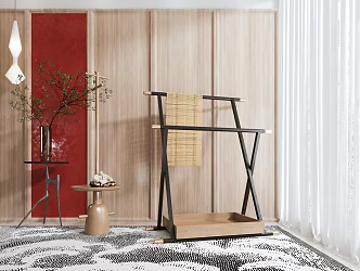 new chinese style hanger 3d model