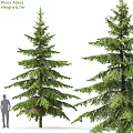 Realistic Pine Tree Decorative Ornament Set With Lifelike Foliage For Home Decor