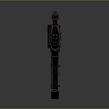Modern Tactical Weapon With Black Finish Ergonomic Design And Accessory Rail