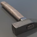 Durable Metal Head Hammer With Wooden Handle For Construction Use