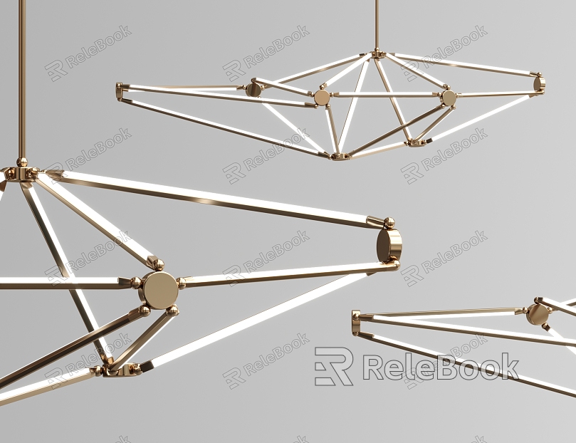 Modern shaped chandelier metal geometric chandelier model