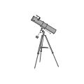 astronomical telescope 3d model