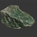 Green Natural Wood Stone with Rough Surface and Unique Textured Patterns