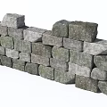 Block Stone Retaining Wall Natural Block Stone Wall Stone Retaining Wall Stone Masonry Stone Block Cubic Stone Combination Landscape Stone 3d model