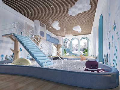 Children's activities Recreation center Recreation area 3d model
