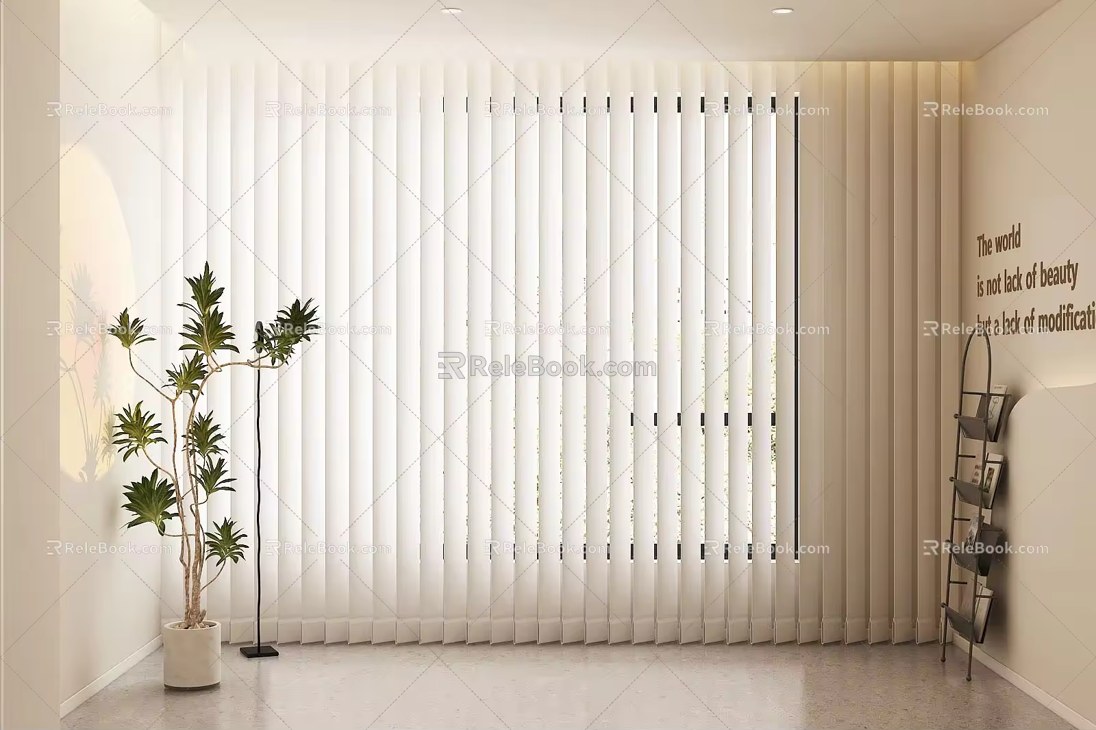 Modern Curtain Dream Curtain 3d model