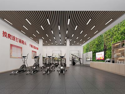 Modern Gym 3d model