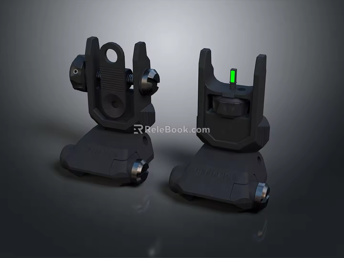 Infrared Steiner Laser Pistol Light Source Firearm Sight Firearm Device 3d model