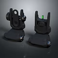 Infrared Steiner Laser Pistol Light Source Firearm Sight Firearm Device 3d model