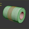 White Mesh Household Tape Roll With Gray Middle Strip For Daily Home Use