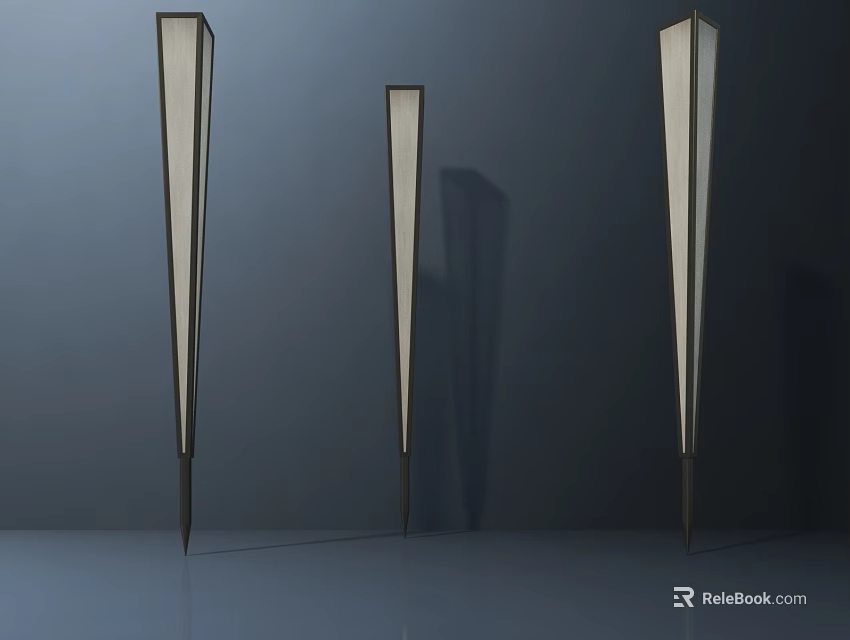 Modern Wall Lamps With Geometric Design And Metal Frame For Interior Decor 3d model 