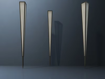 Modern Wall Lamps With Geometric Design And Metal Frame For Interior Decor 3d model