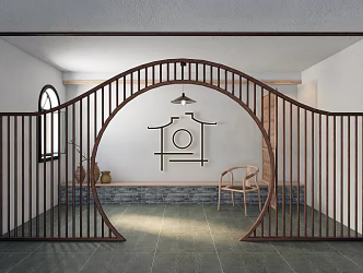 New Chinese Arch 3d model