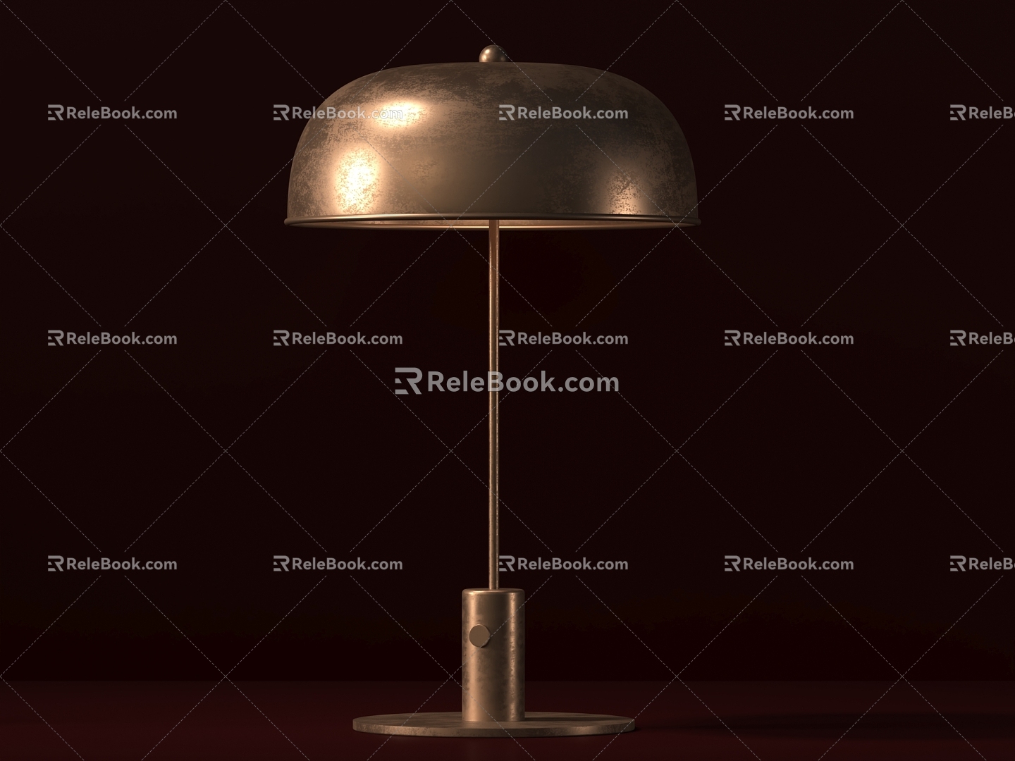 Light Luxury Table Lamp Lighting Furnishings Decorative Appliances 3d model