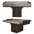 Modern Home Office Desk With Sleek Wooden Top And Black Metal Frame Design