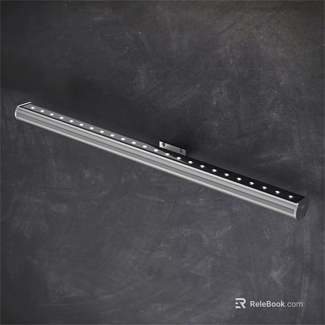 Linear Downlights And Spotlights With Sleek Design Multiple LED Bulbs Modern Interior Lighting Fixture 3d model 