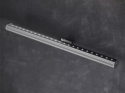 Linear Downlights And Spotlights With Sleek Design Multiple LED Bulbs Modern Interior Lighting Fixture 3d model