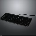 Compact Wired Keyboard With Sleek Modern Design As Electronic Device Accessory