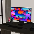 modern computer apple computer 3d model