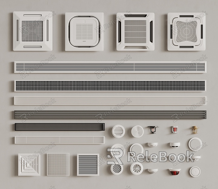 Air conditioning outlet model