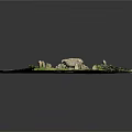 Ancient Stone Circle Site With Arranged Standing Stones And Grass Terrain