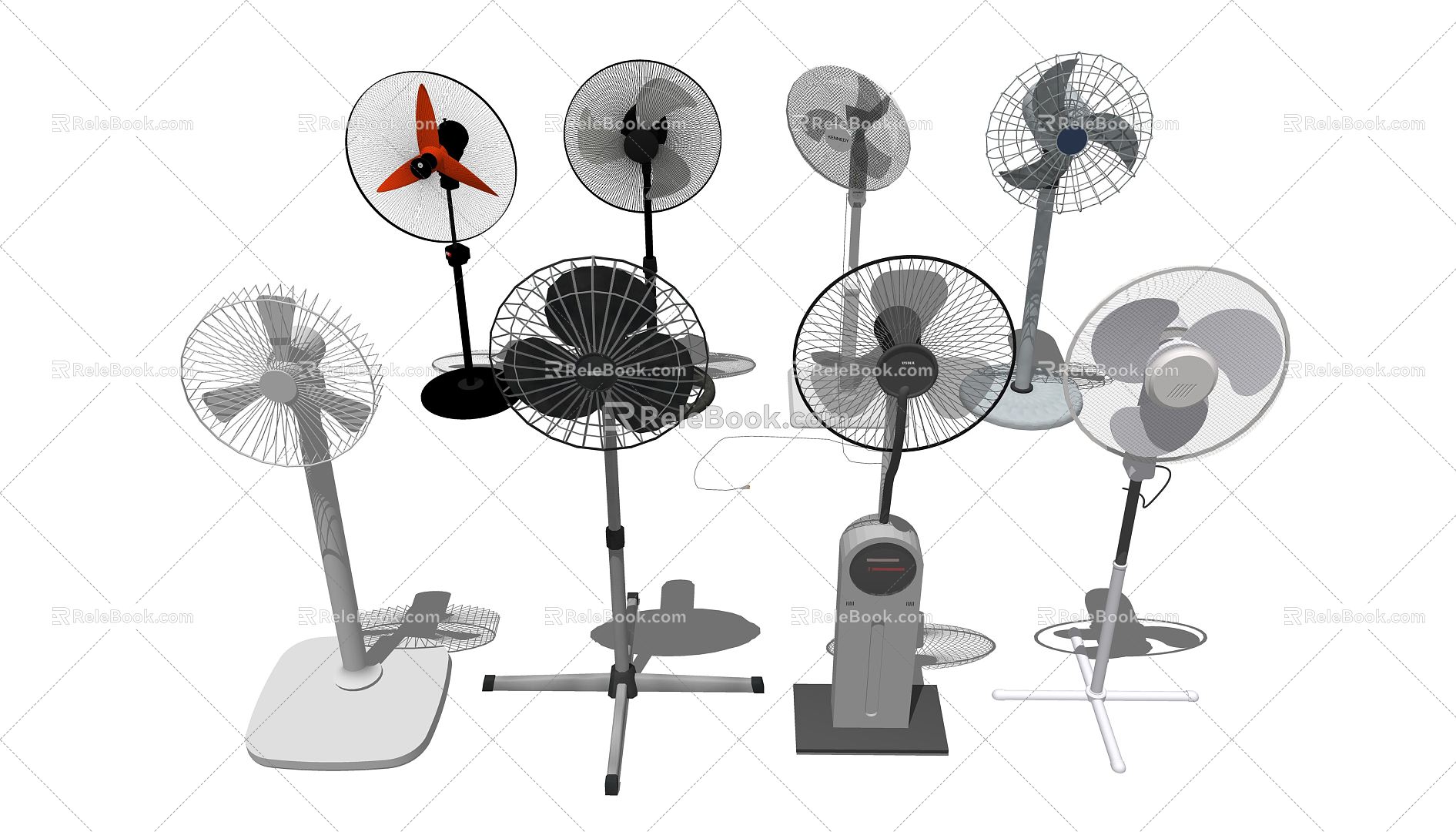 Modern Fan Vertical Fan 3d model