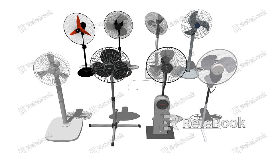 Modern Fan Vertical Fan model