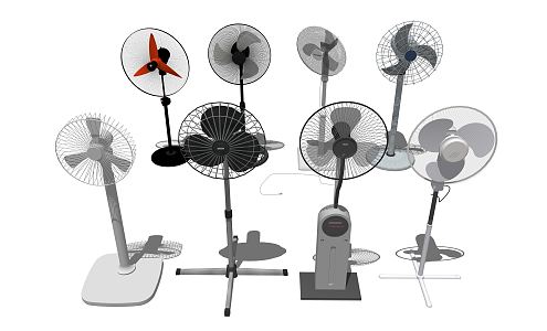 Modern Fan Vertical Fan 3d model