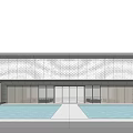 Modern Sales Office Building Sales Office 3d model