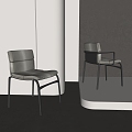 Modern Chair Single Chair Dining Chair Nordic Dining Chair 3d model