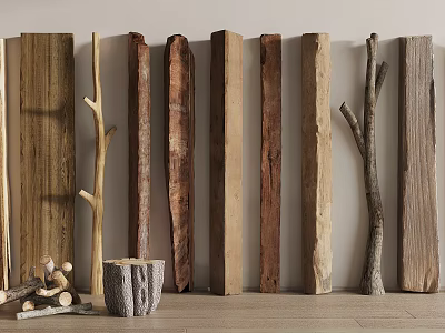 Wood 3d model