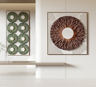 modern decorative painting 3d model