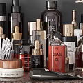 Household Cleaning And Daily Use Products Display With Assorted Bottles Candles And Decorative Items