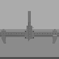 Vernier Caliper Precision Measuring Tool With Stainless Steel Scale And Jaws